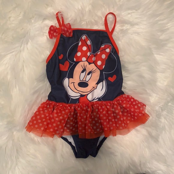 Disney Other - Toddler Minnie Mouse bathing suit size 3t